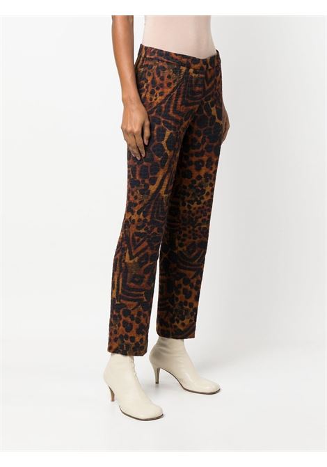 pantalone stampa animalier DRIES VAN NOTEN | Pantalone | POUMAS5280703